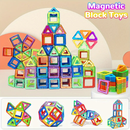 Magnetic Building Blocks Toy For Kids 3D Puzzle Creativity by S And B Enterprise