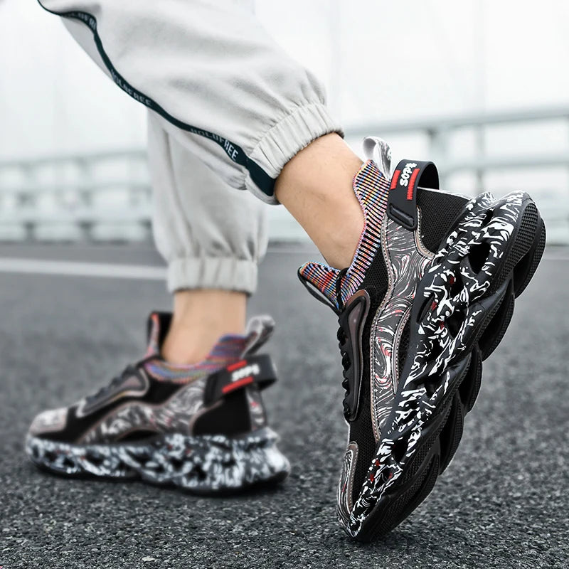Men Casual Sneakers Breathable Luxury Trainer Shoes