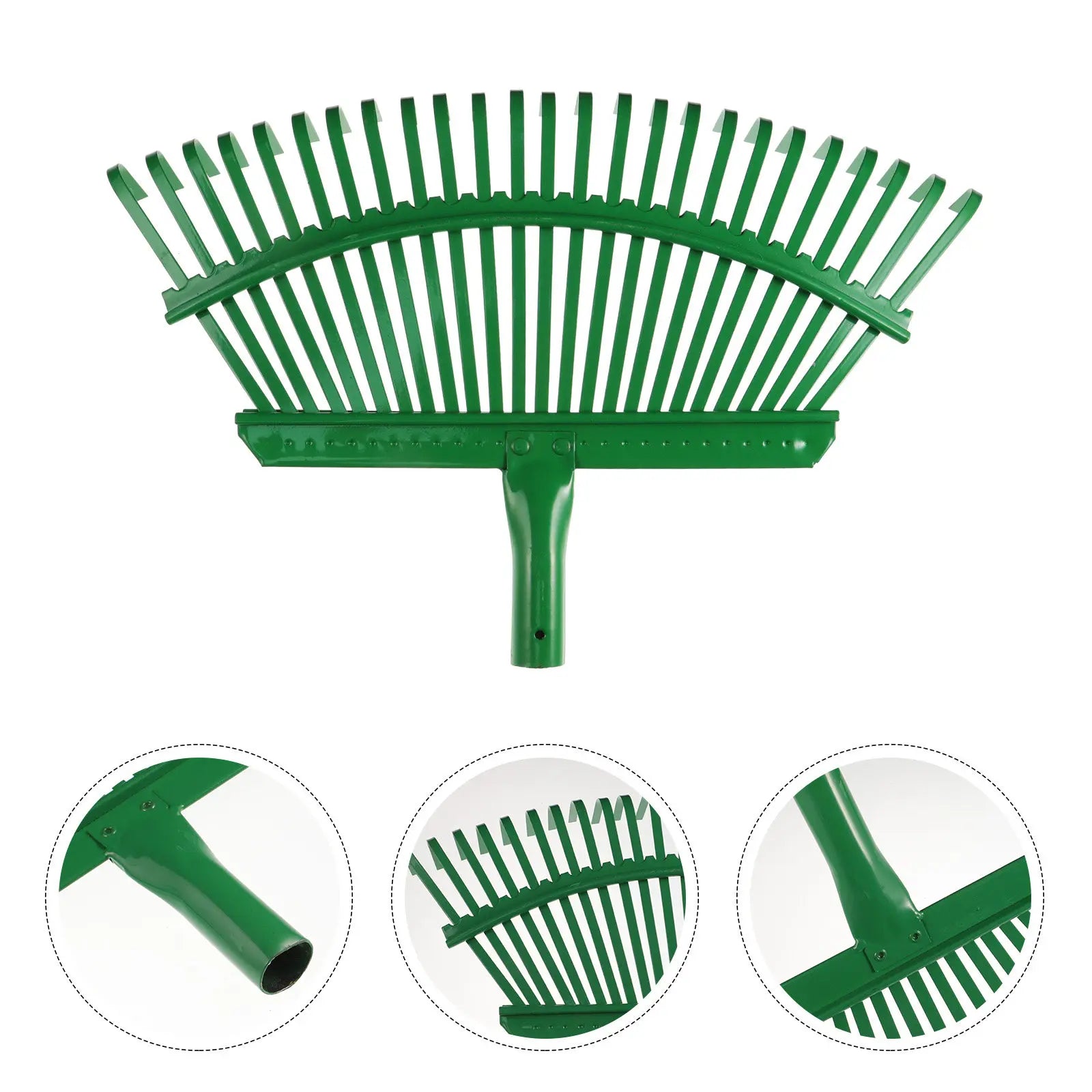 Heavy Duty Carbon Steel Garden Rake For Leaves And Debris by S And B Enterprise