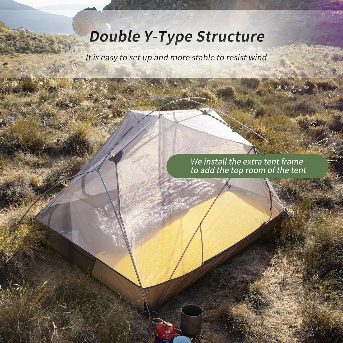 Naturehike Mongar Two Person Ultralight Waterproof Tent Camping by S And B Enterprise