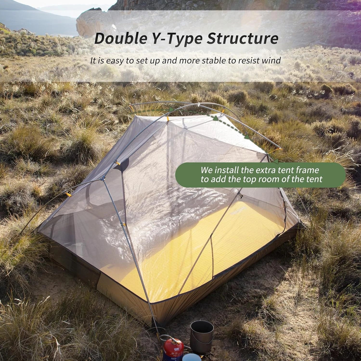 Naturehike Mongar Two Person Ultralight Waterproof Tent Camping by S And B Enterprise