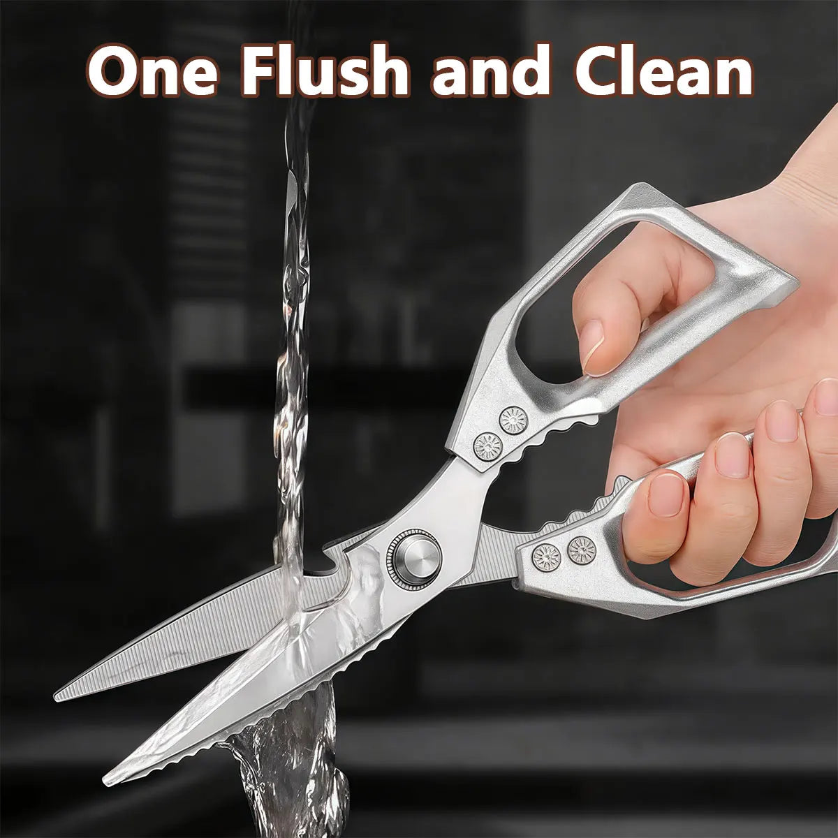 Stainless Steel Kitchen Shears Multifunctional Cutting Scissors