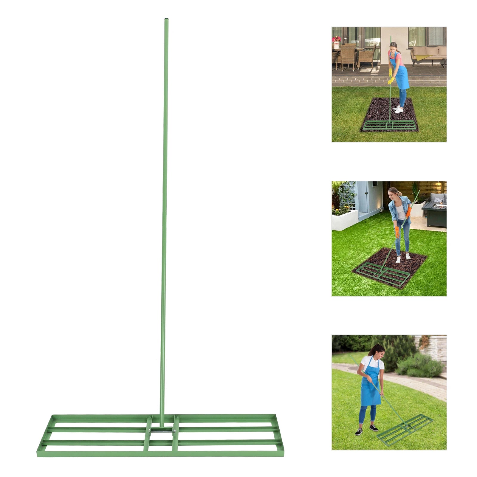 Lawn Leveling Rake Heavy Duty Garden Tool For Lawns Golf by S And B Enterprise