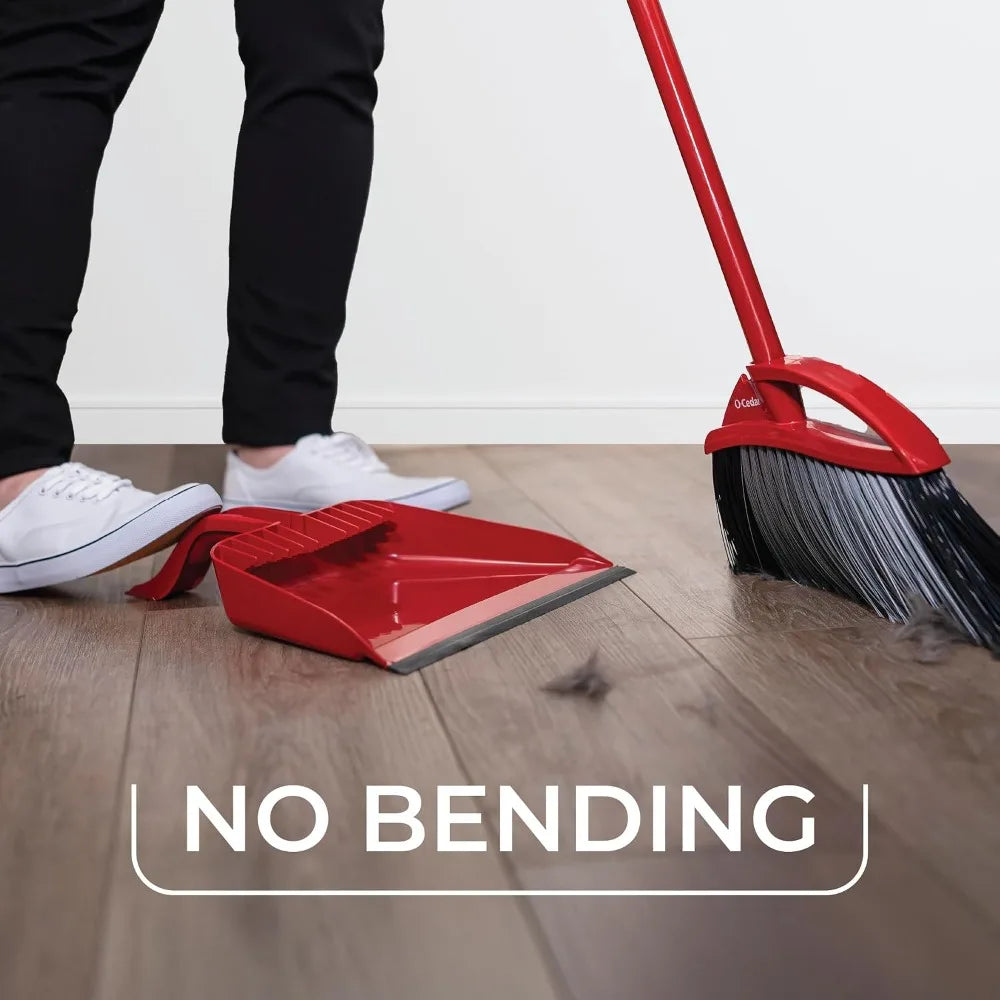 Pet Pro Broom with Step-On Dustpan | Remove 99% with One Sweep | Removes 3 Times More Pet Hair | Quiet Cleaning Tool for Cat and Dog Owners by S And B Enterprise