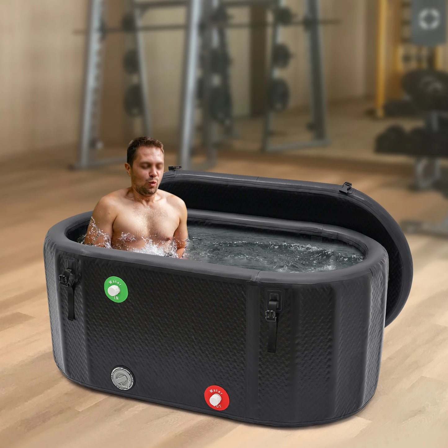 Inflatable Ice Bath Tub For Athletes Recovery With Pump