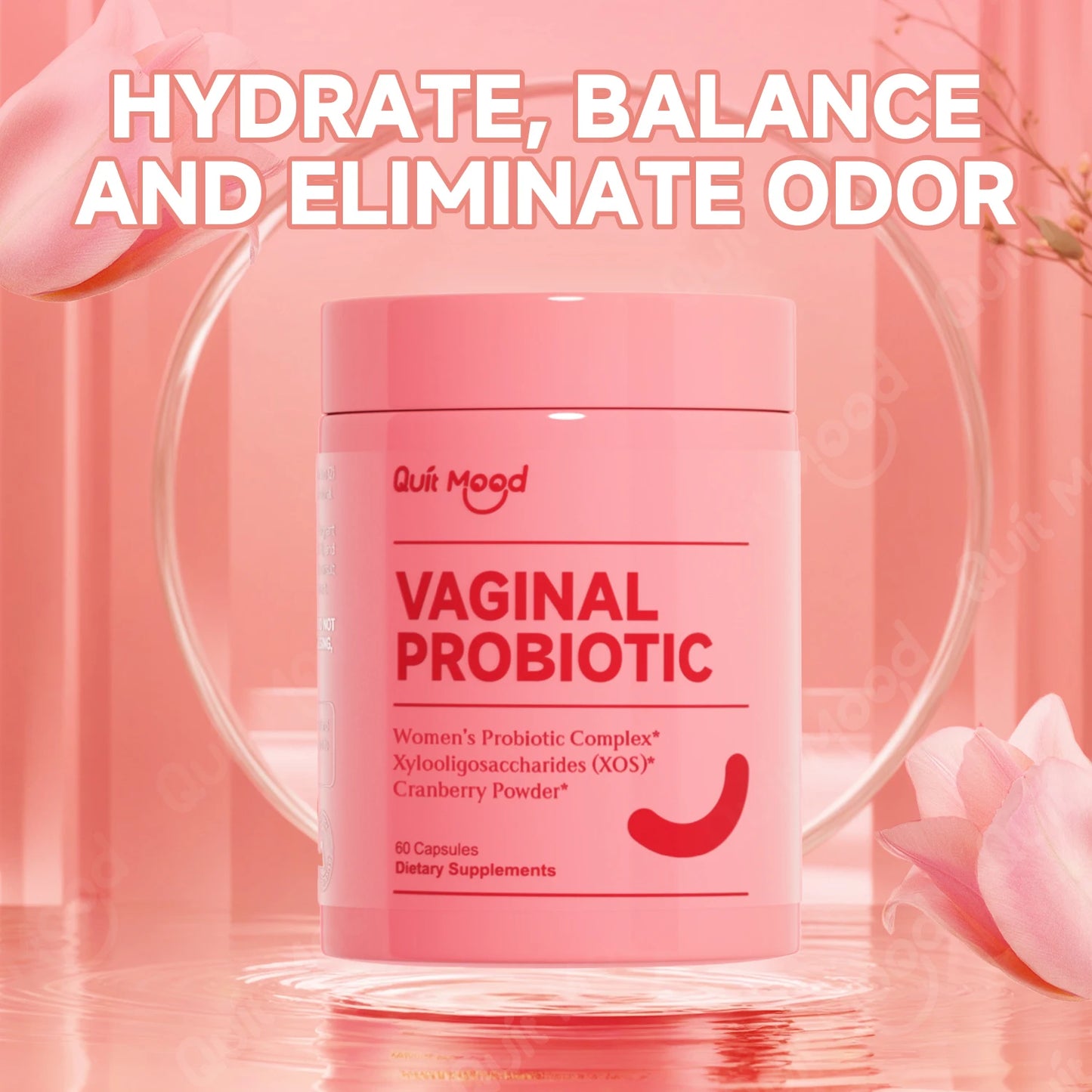 Probiotics for Women PH Balance with Prebiotics and Lactobacillus Probiotic Blend - Promote Healthy Odor and Flora by S And B Enterprise