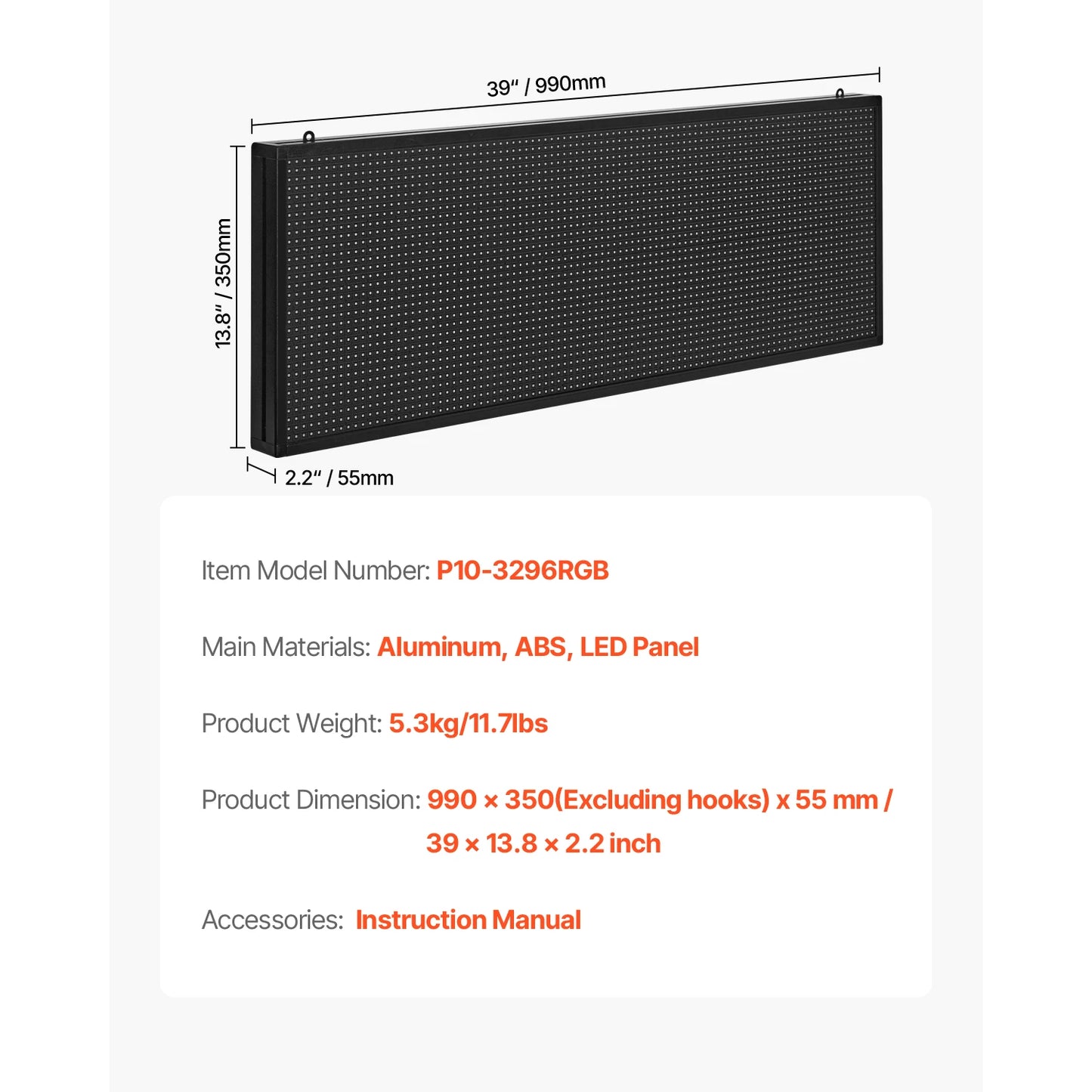 SucceBuy Programmable LED Signboard With Digital Display Panel Advertising by S And B Enterprise
