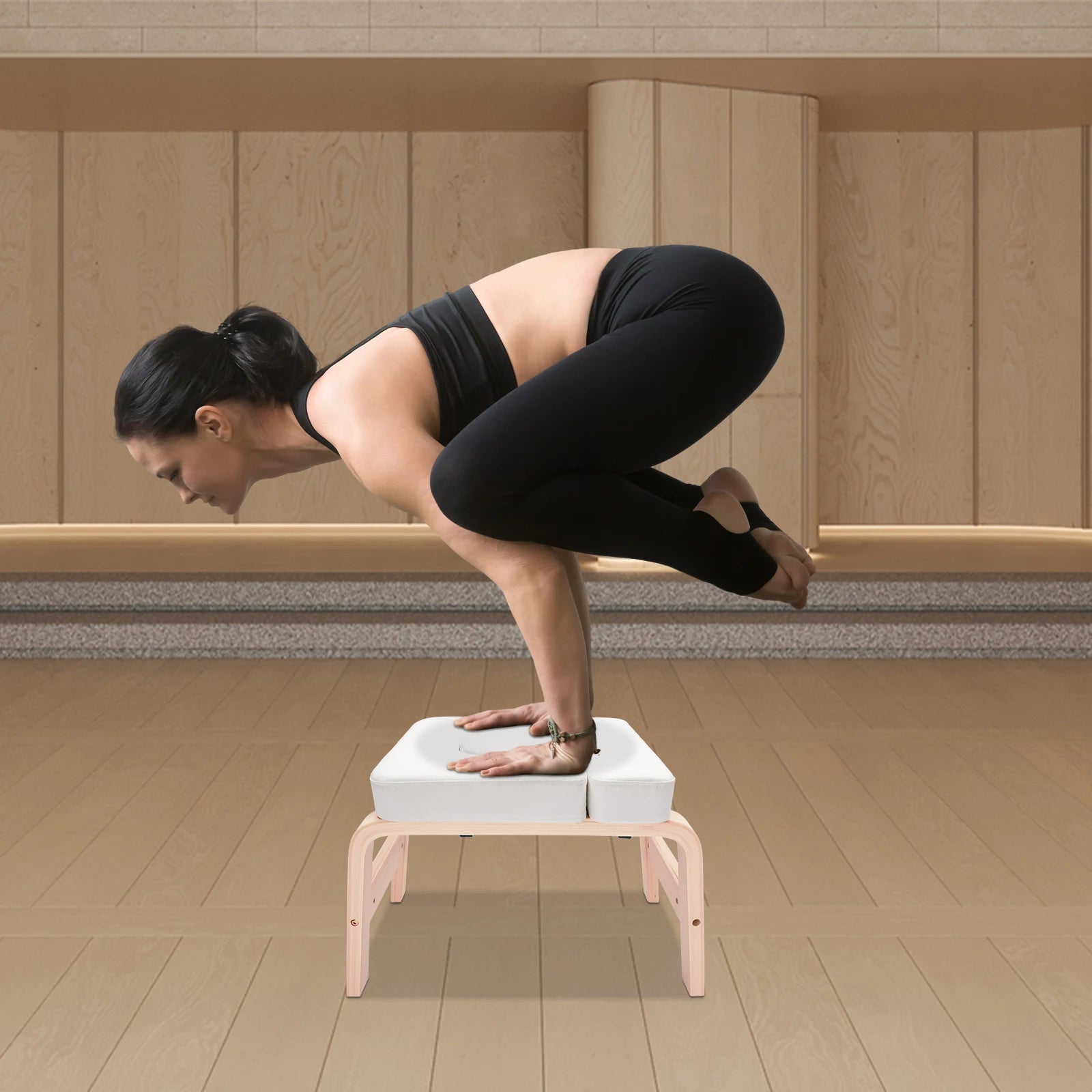 Bymaocar Yoga Headstand Inversion Bench For Gymnastics And Core Training by S And B Enterprise