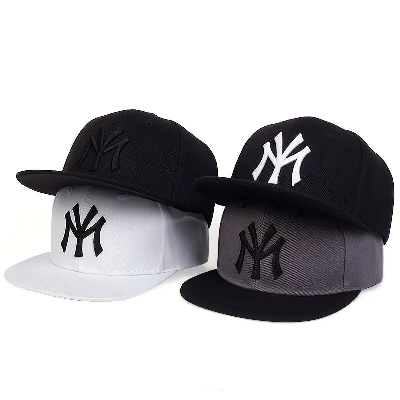 Unisex Letter Embroidered Hip Hop Cap Adjustable Sunscreen Baseball Hat by S And B Enterprise