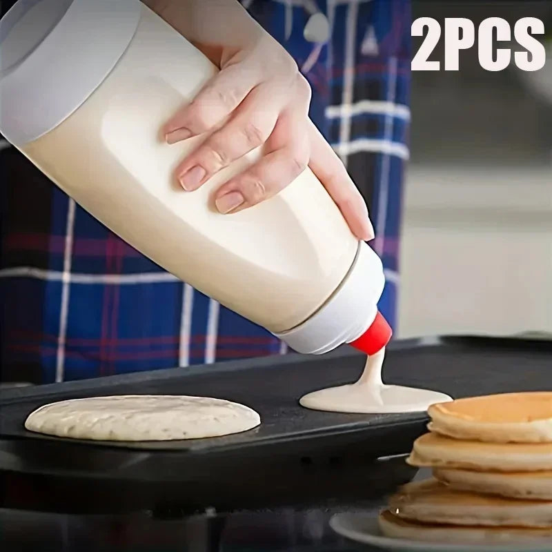 Pancake Batter Dispenser With Wire Whisk For Restaurant Quality by S And B Enterprise