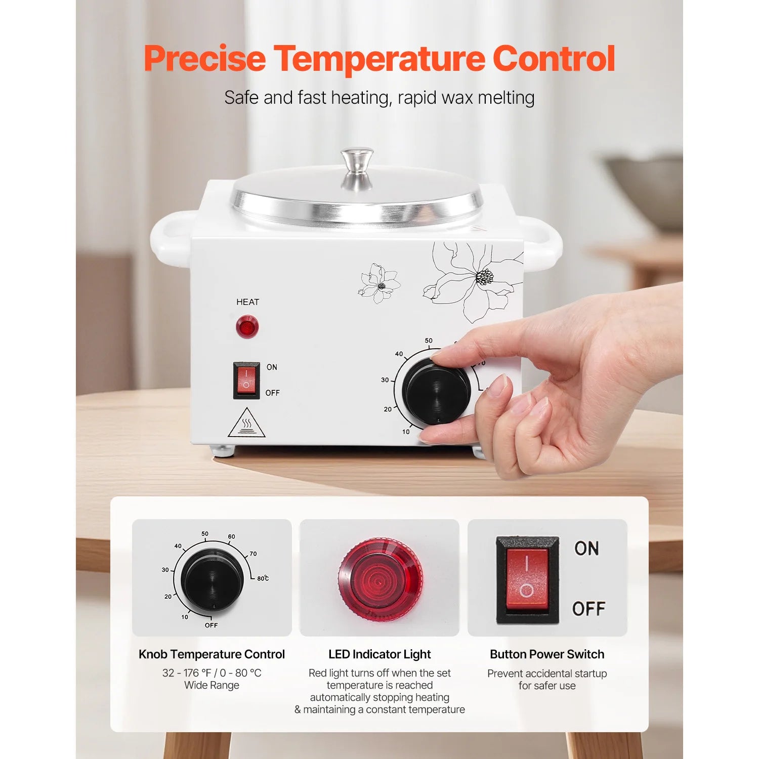 Wax Warmer Paraffin Heater Electric For Home Use Spa by S And B Enterprise