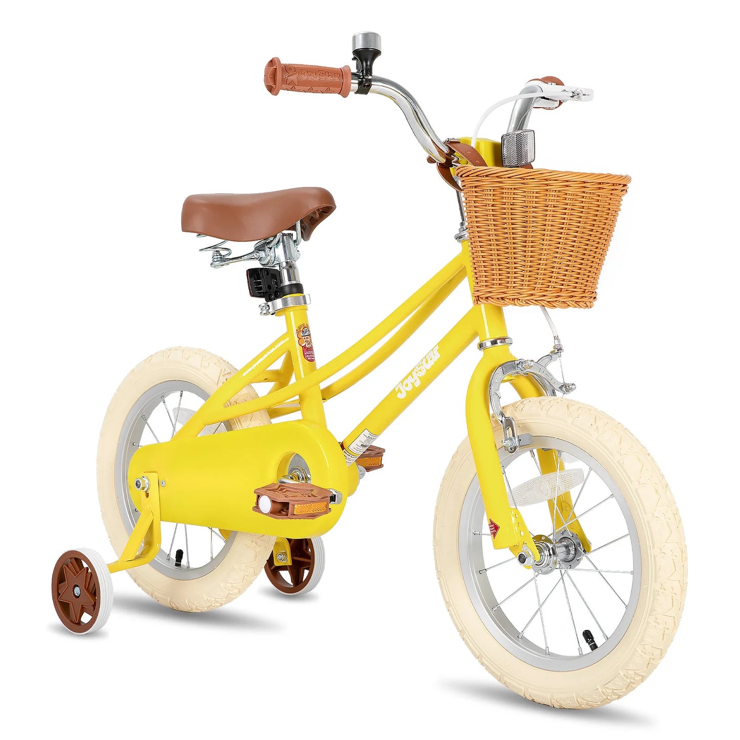 Joystar Kids Bike For Girls With Training Wheels And Basket