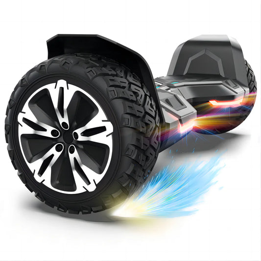 All Terrain Hoverboard With Bluetooth Speakers And LED Lights
