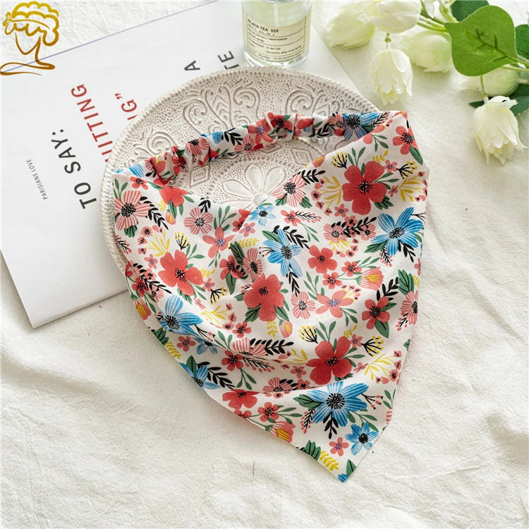 Bohemia Bandana Hair Scarf For Women Paisley Vintage Headwear
