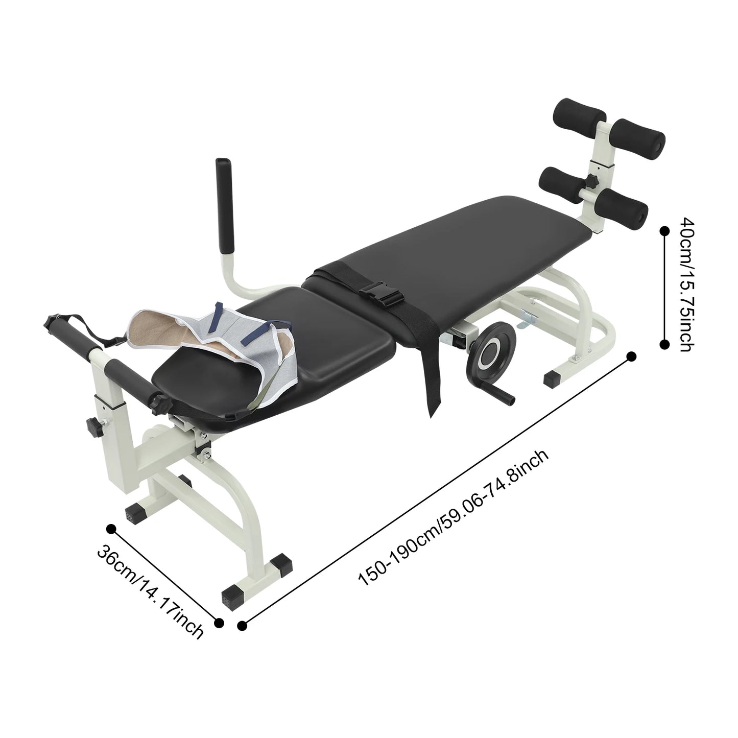 Spine Decompression Bed With Handwheel Control And 330 Lb Capacity by S And B Enterprise