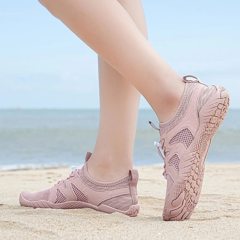 Unisex Water Shoe Quick Dry Anti-Slip Outdoor Barefoot Beach Shoes Men Gym Workout Fitness Sneakers Breathable Aqua Shoes by S And B Enterprise