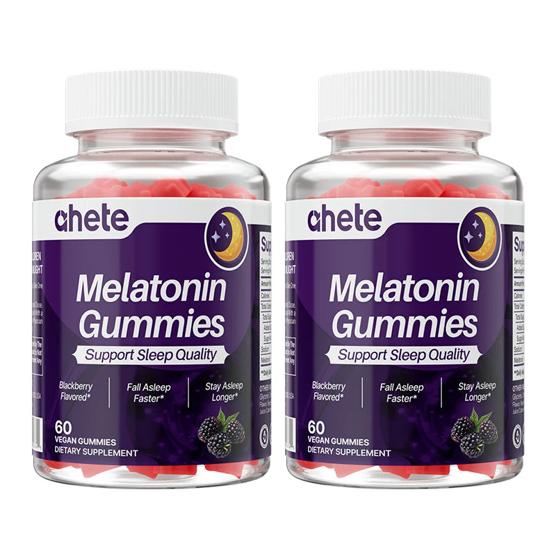Ahete Melatonin Gummies - Sleep Support Gummies, Relaxation, Berry Flavor Formula, 1 Per Day, Non-Habit Forming,