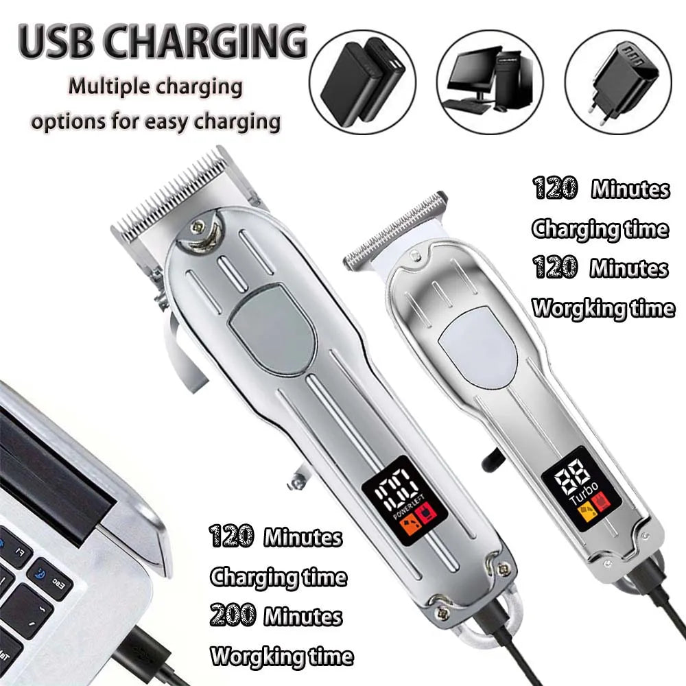 SHUYU Cordless Hair Clippers And Trimmers For Men Professional Kit