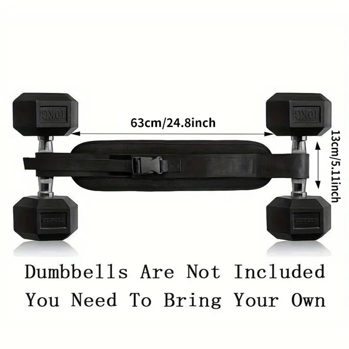 Adjustable Weighted Waist Belt For Core Strength And Tone