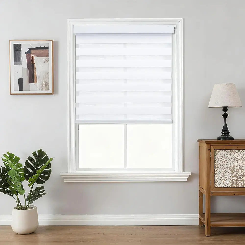Cordless Day And Night Zebra Dual Sheer Roller Shades