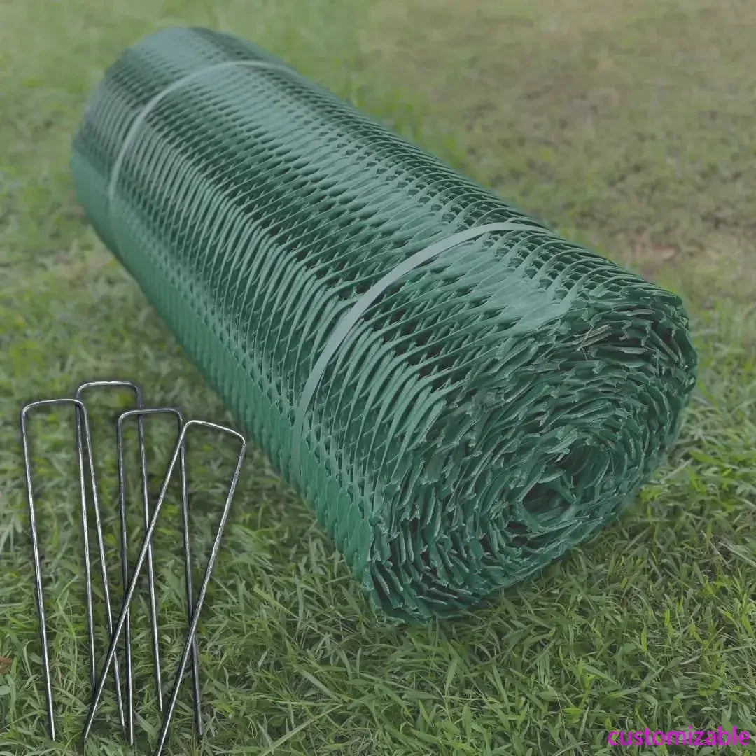 Reinforced Grass Protection Mesh Roll With Staples by S And B Enterprise