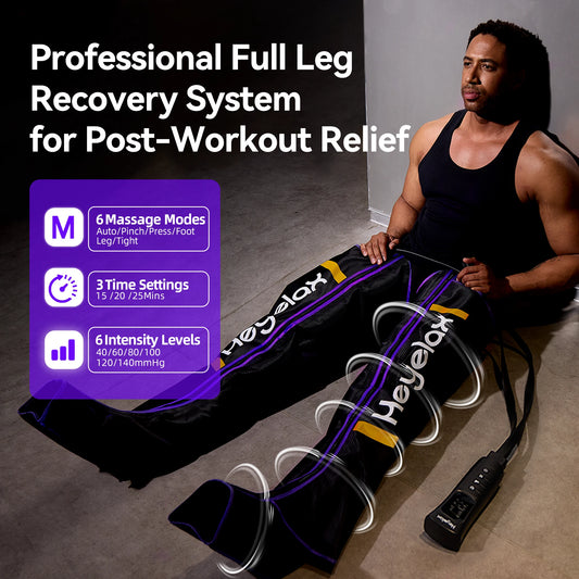Leg Compression Massager For Circulation And Pain Relief Air Boots by S And B Enterprise