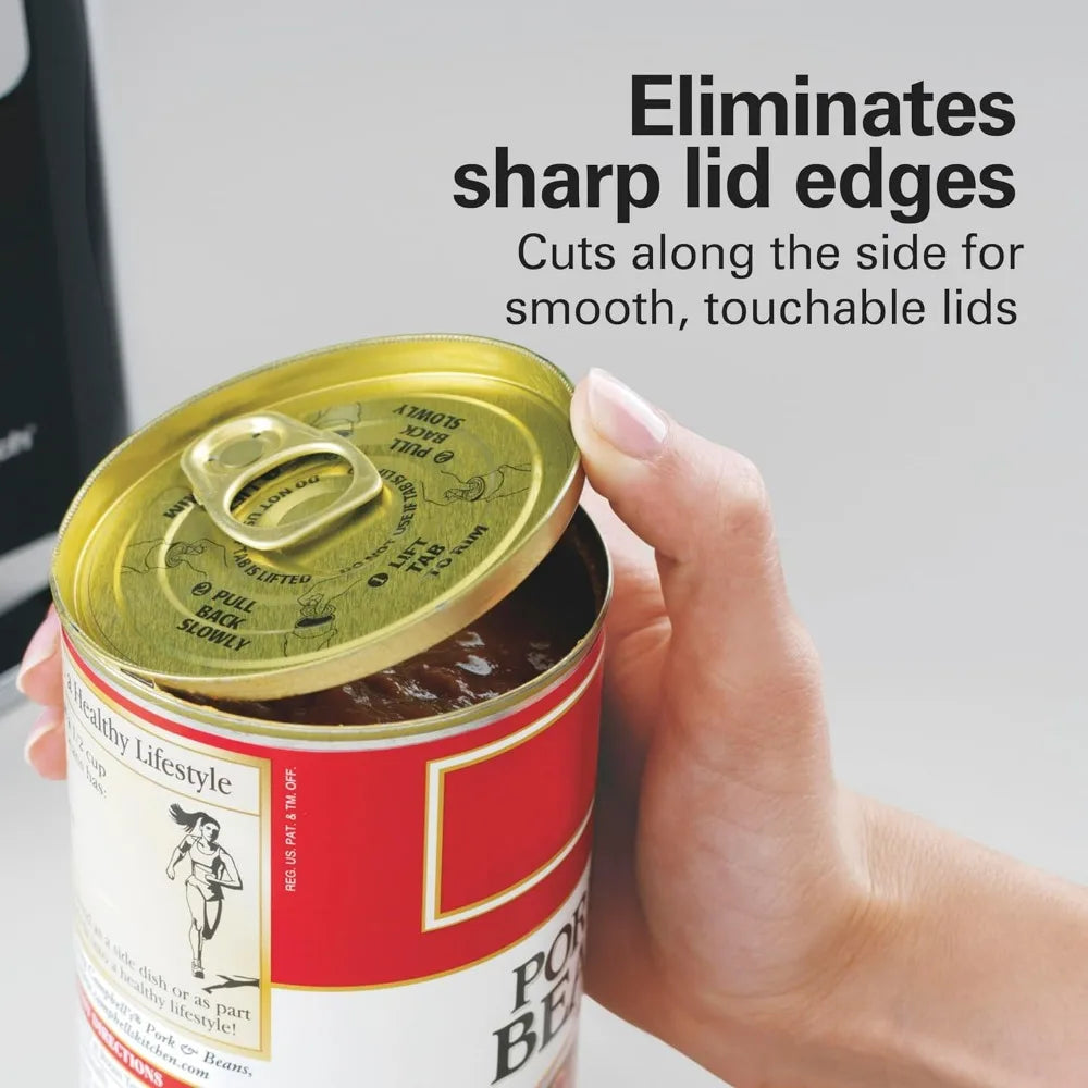 Hamilton Beach Smooth Touch Electric Can Opener Eliminates Sharp Edges