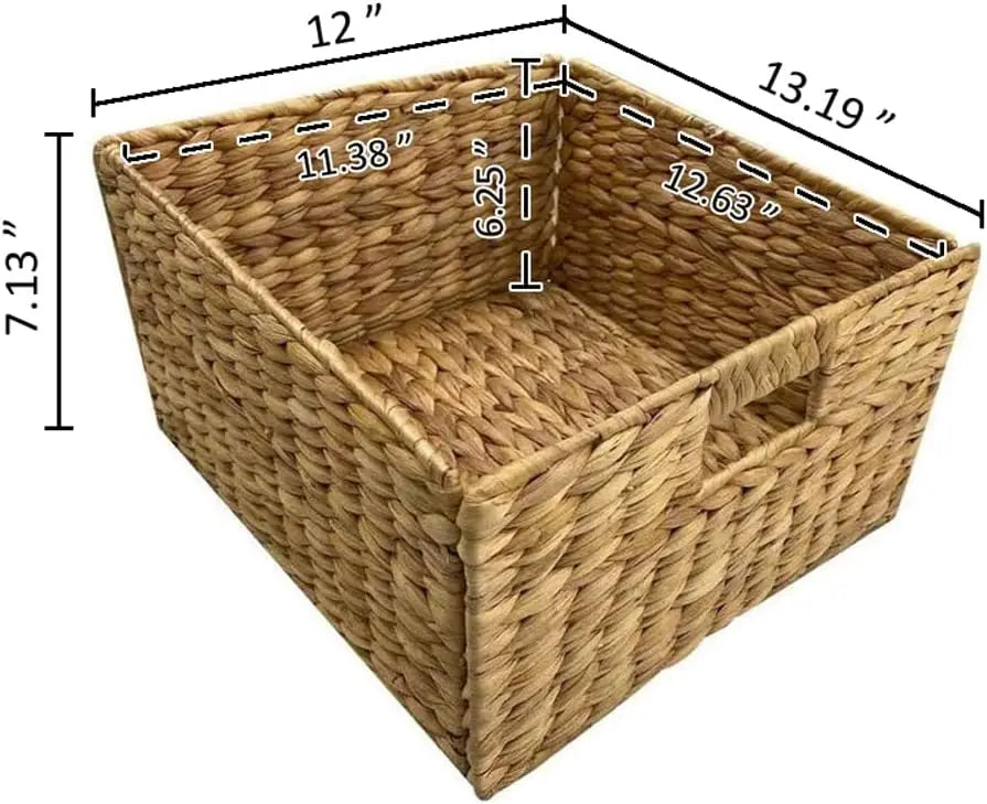 XMSJ Hampton Meadows 3-Tier X-Side End Storage Cabinet With Baskets