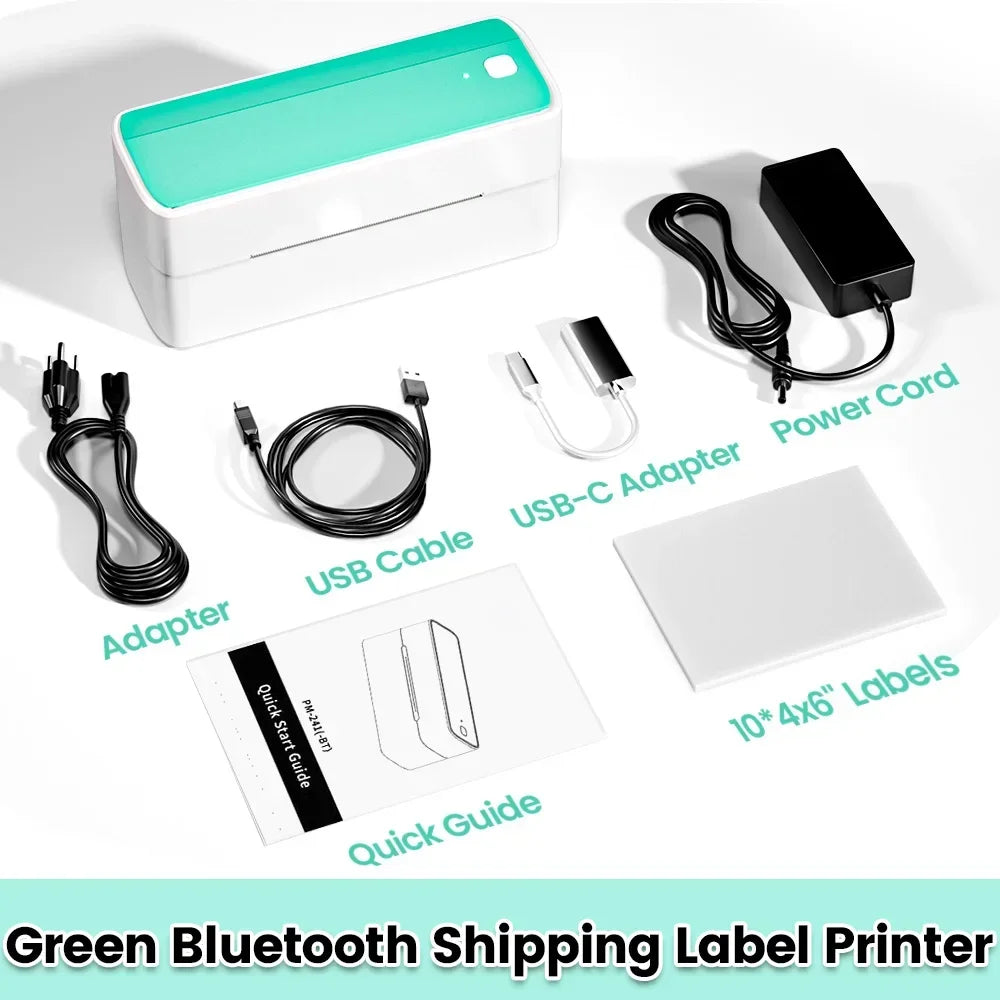 Phomemo 241 Bluetooth Thermal Label Printer For Iphone Android Windows
