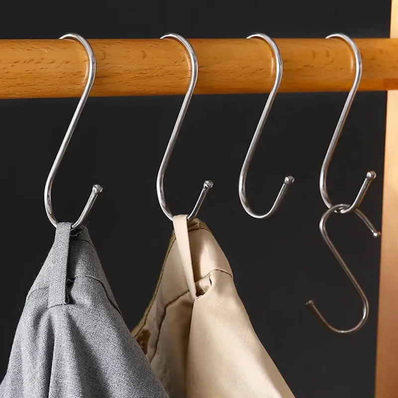 Stainless Steel S Hooks For Kitchen And Butcher Shop Use
