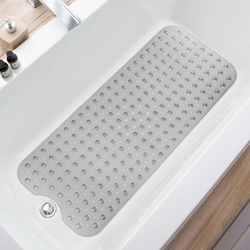 Non Slip Bathtub Mat With Suction Cups And Drain Holes by S And B Enterprise