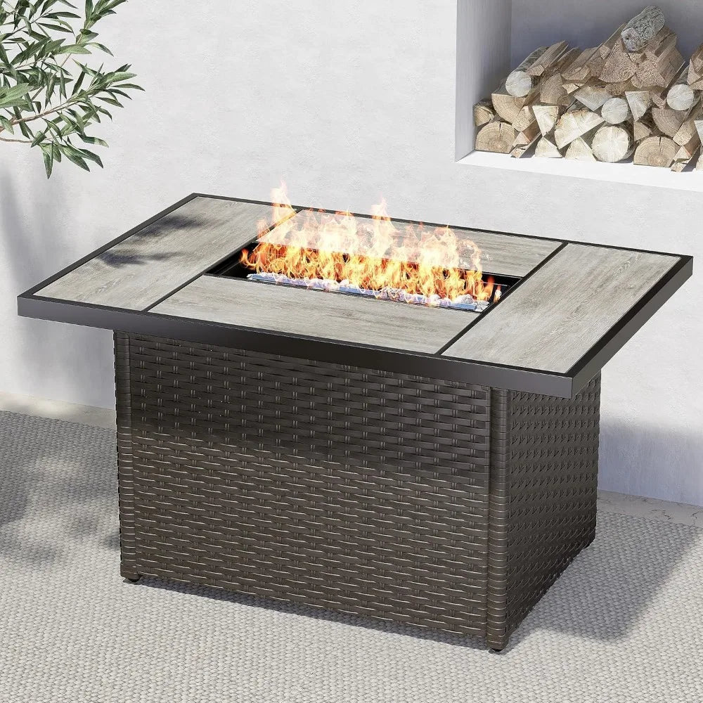 Grand Patio Gas Fire Pit Table Outdoor 50000 BTU Propane
