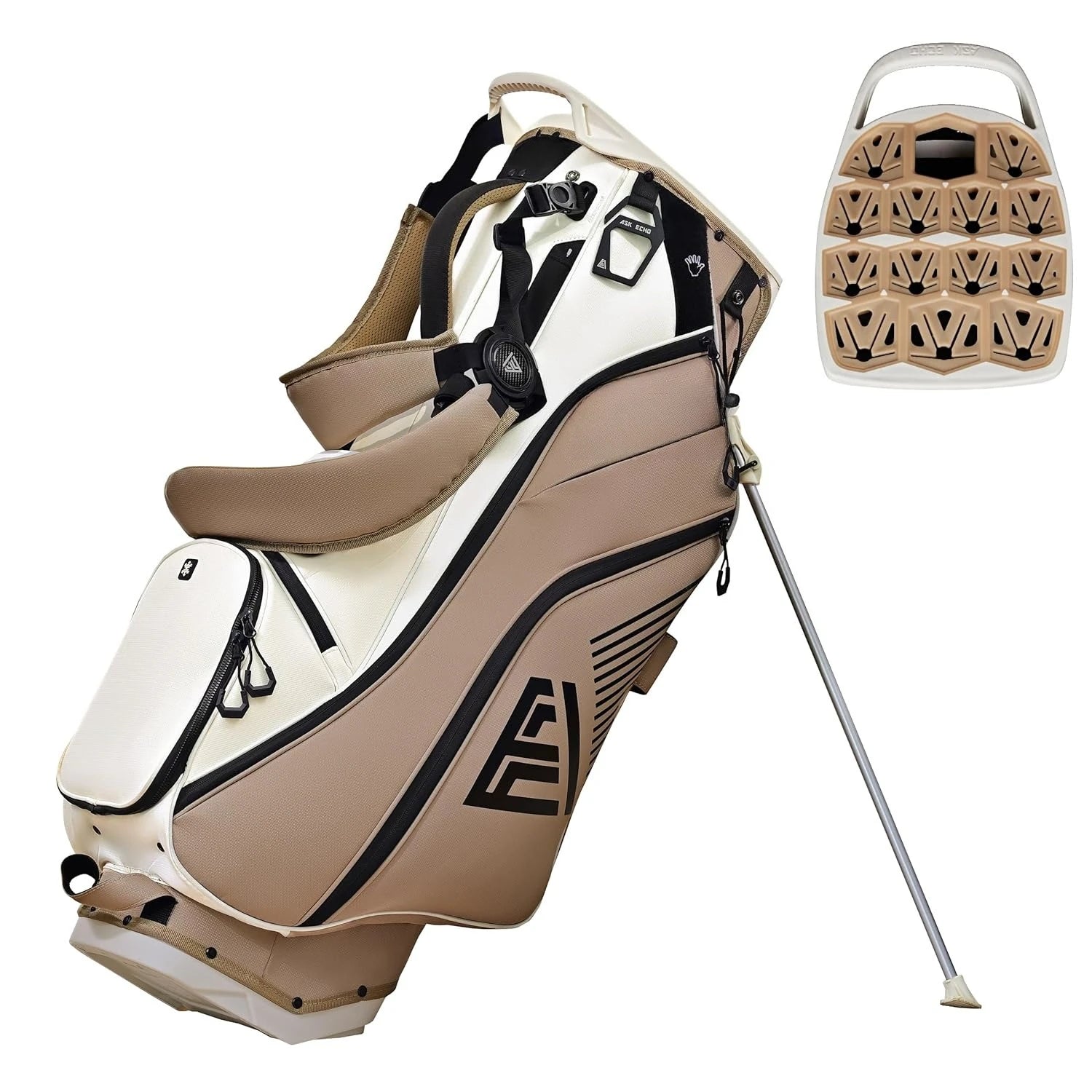 ST-Lock Mecha 14 Way Dividers Stand Golf Bag Men Women by S And B Enterprise