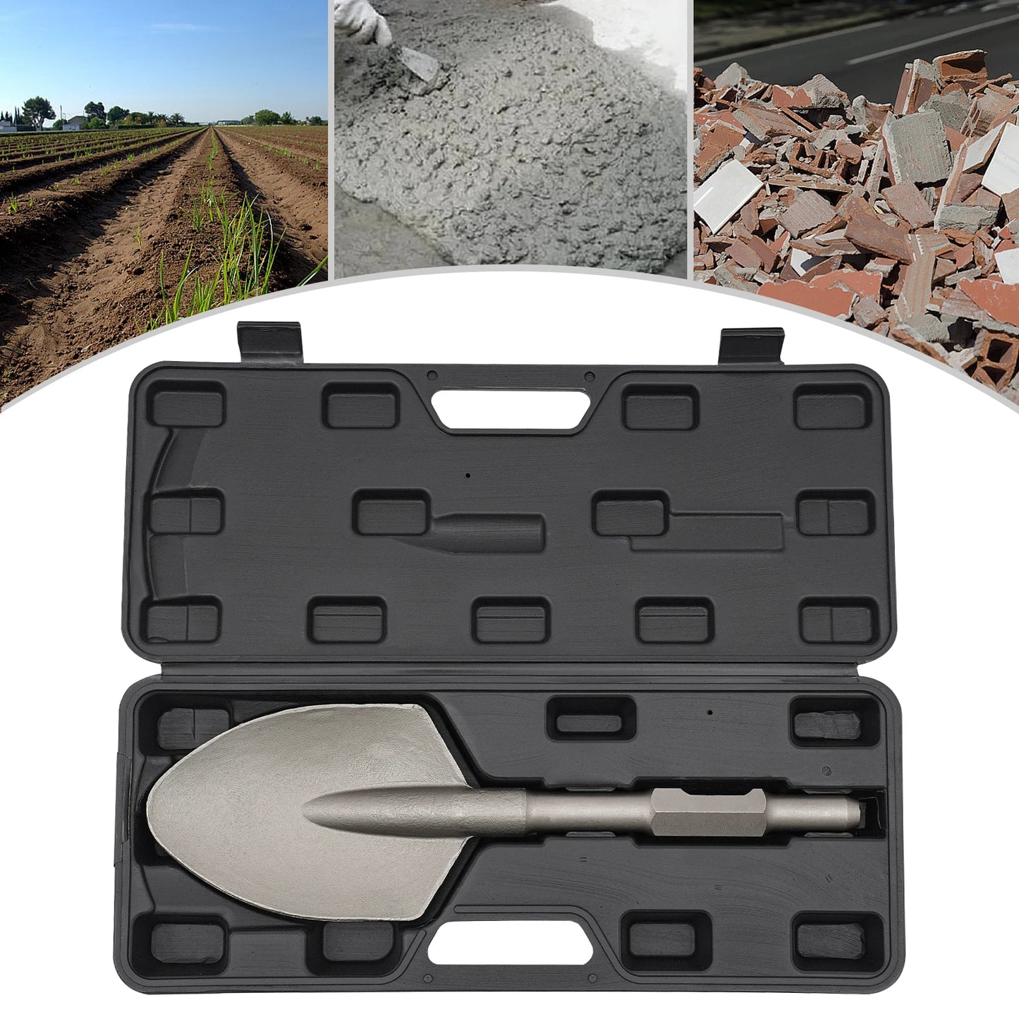 Bymaocar Demolition Shovel Shank Bit For Electric Jack Hammer