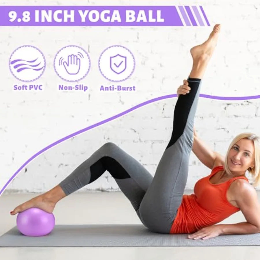 Pilates Ring Circle Set 18-Piece Exercise Accessories For Women Yoga