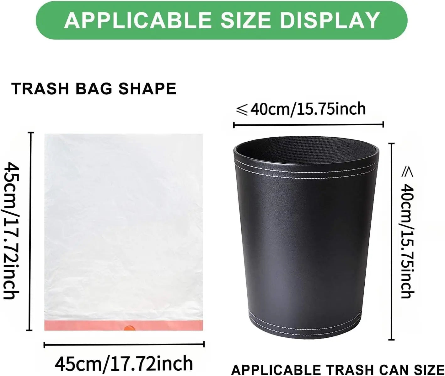 Drawstring Trash Bags 60 Count 4 Rolls For Bathroom Kitchen by S And B Enterprise