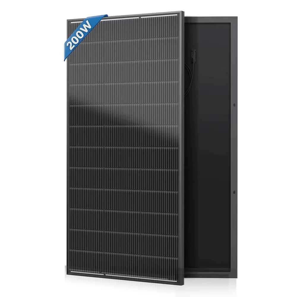 Rigid RVPOZWER 200W solar panel with N-Type mono cells for off-grid use