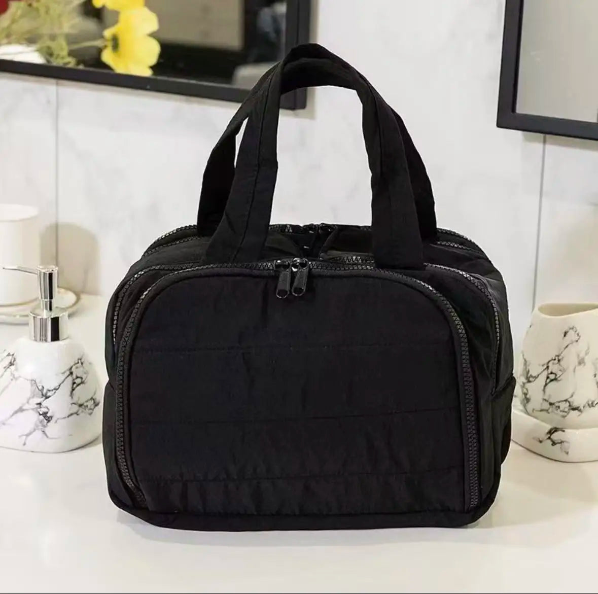 Multi Opening Makeup Bag, Suitable for Commuting, Travel, and Home, Suitable for Makeup and Grooming Storage by S And B Enterprise