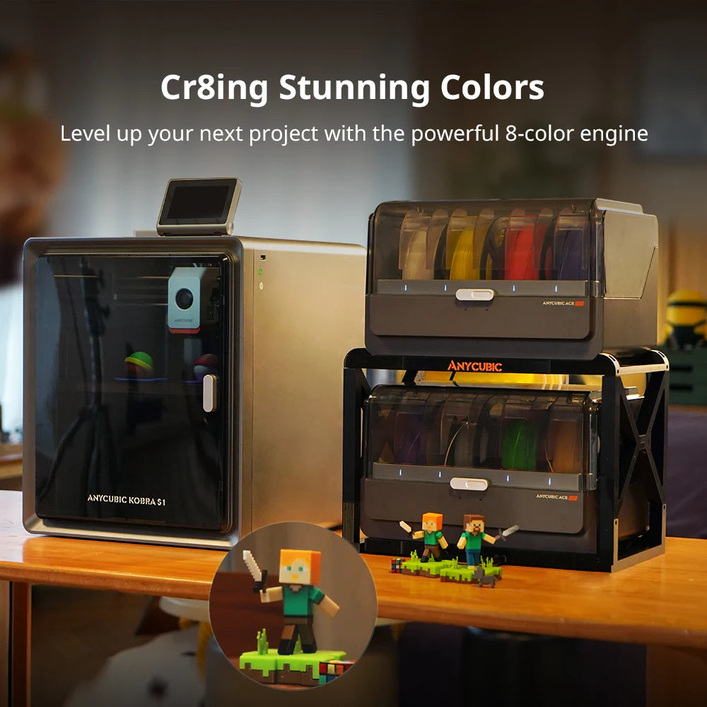 Anycubic Kobra S1 Combo 3D Printer Core XY High Precision