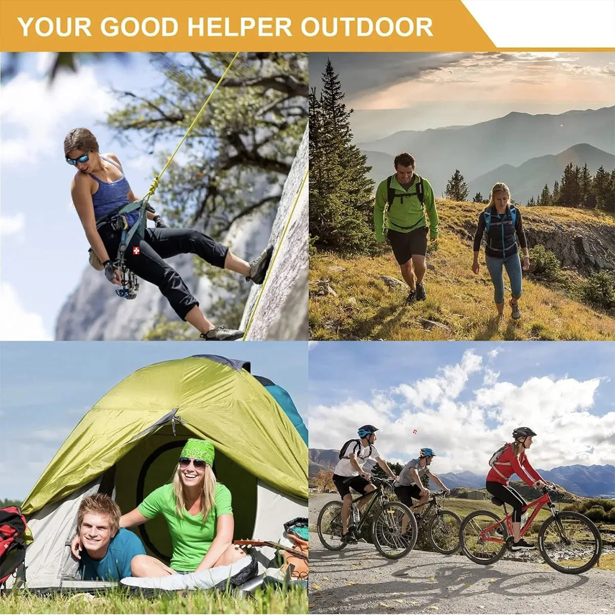 Outdoor Survival First Aid Kit And Emergency Tool Set