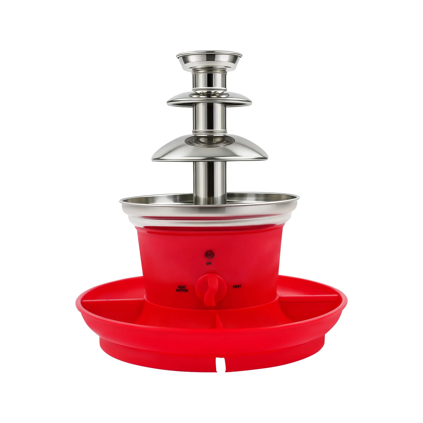 Chocolate Fondue Fountain 40W Stainless Steel 3 Tier by S And B Enterprise