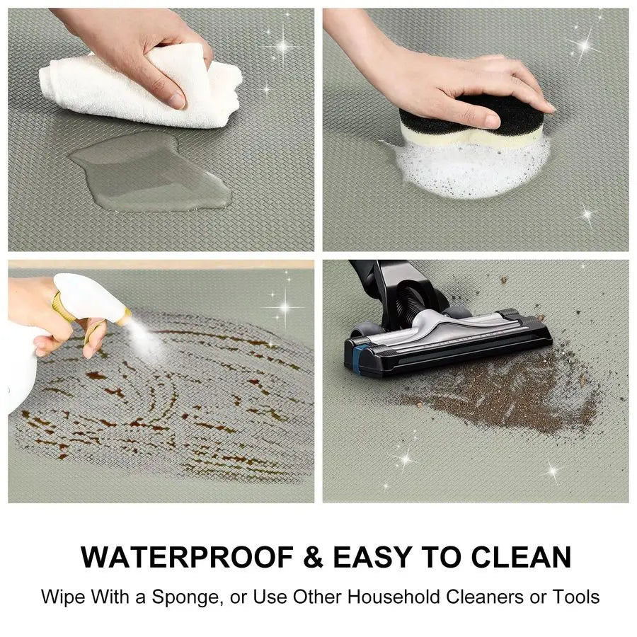 Anti Fatigue Kitchen Mats Set Of 2 Cushioned Washable
