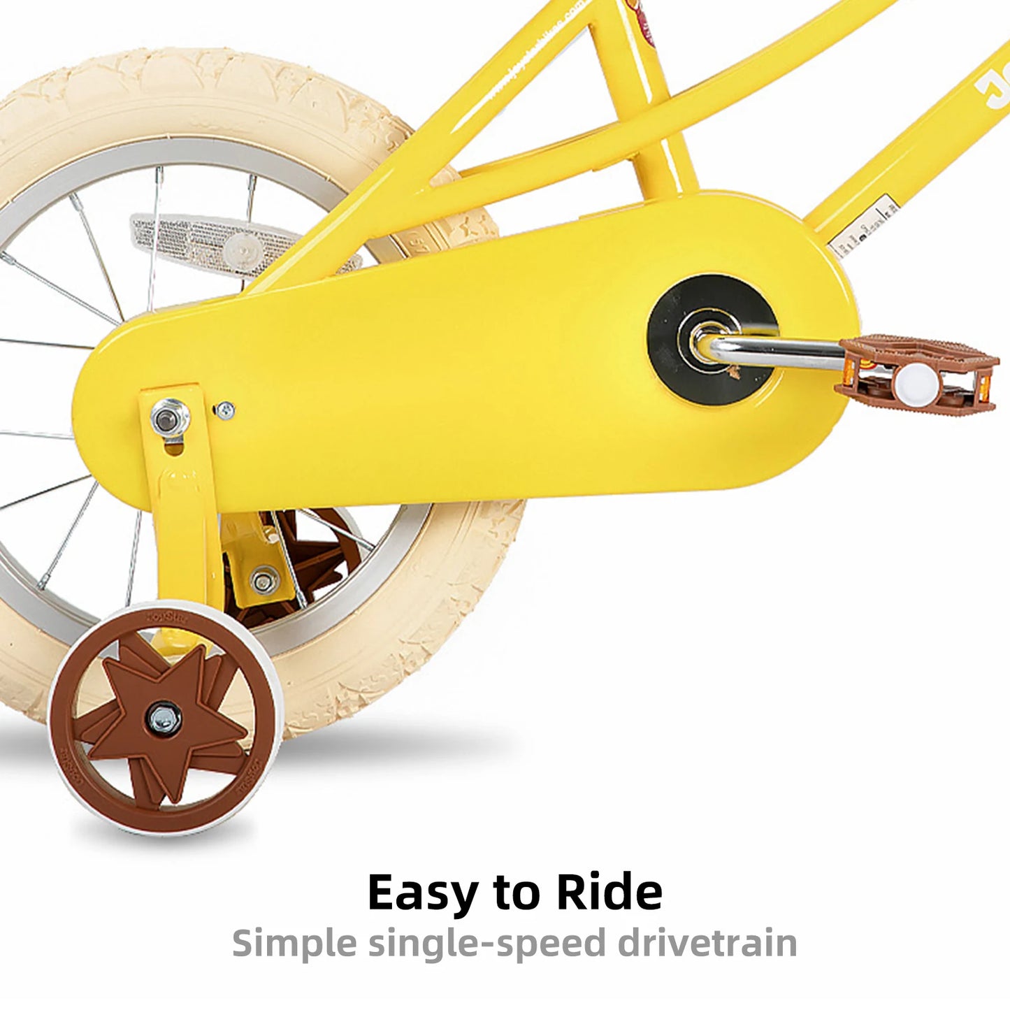 Joystar Kids Bike For Girls With Training Wheels And Basket