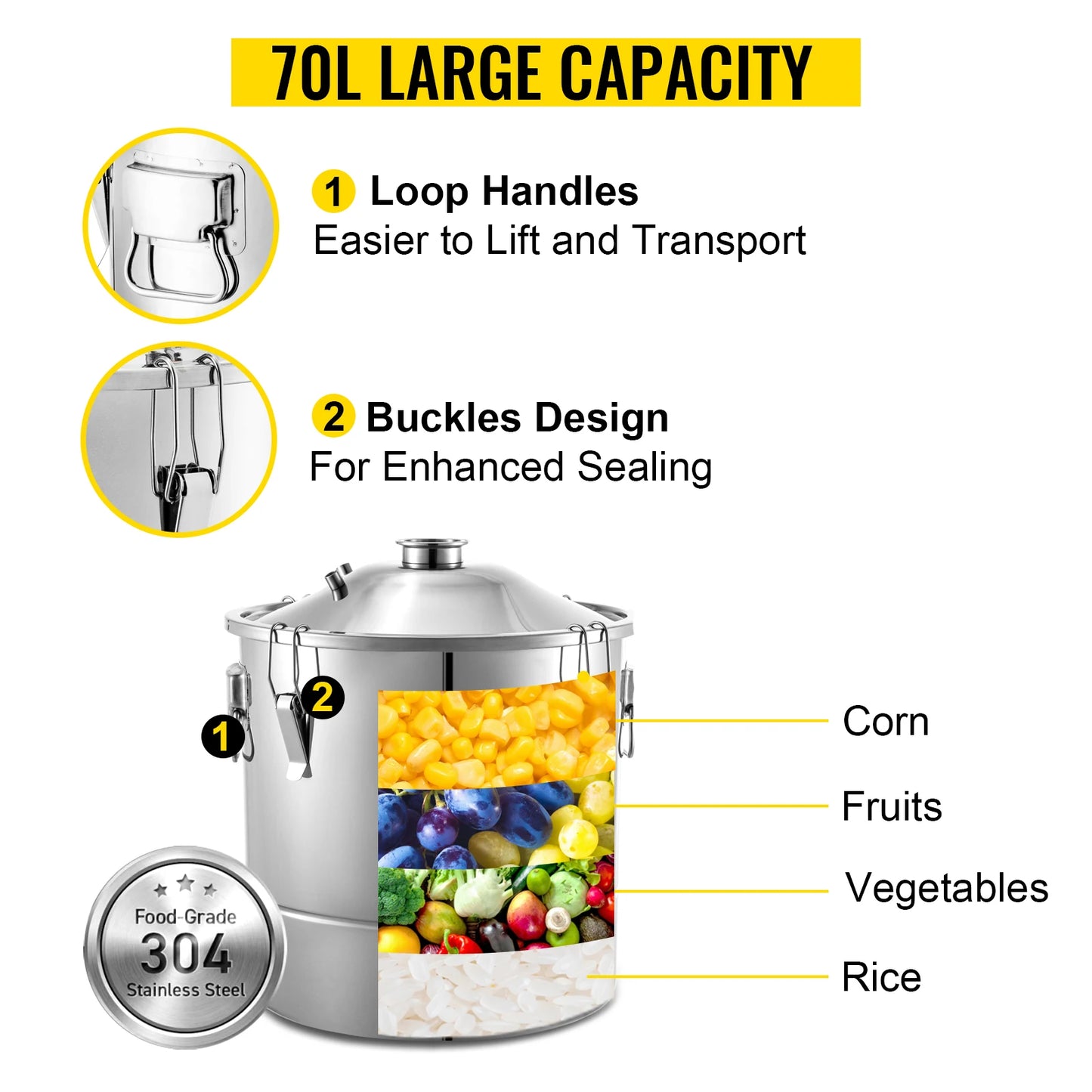 SucceBuy Alcohol Distiller Kit For Beer Moonshine Brewing