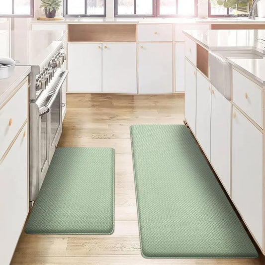 Anti Fatigue Kitchen Mats Set Of 2 Cushioned Washable