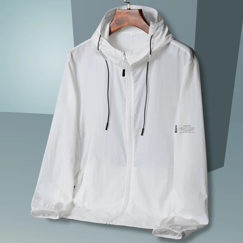 Snow Pinnacle Hooded Windbreaker Jacket Unisex Sun Protection Quick Dry