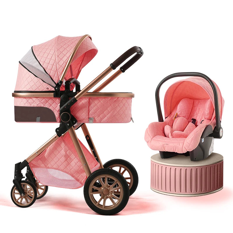 B.childhood 3 In 1 Baby Stroller Pushchair With Infant Carrier