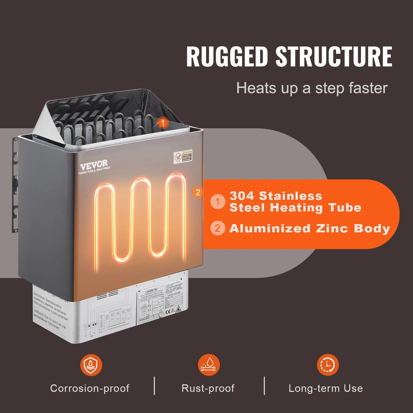 Sauna Heater 220V Electric Sauna Stove For Home Spa by S And B Enterprise