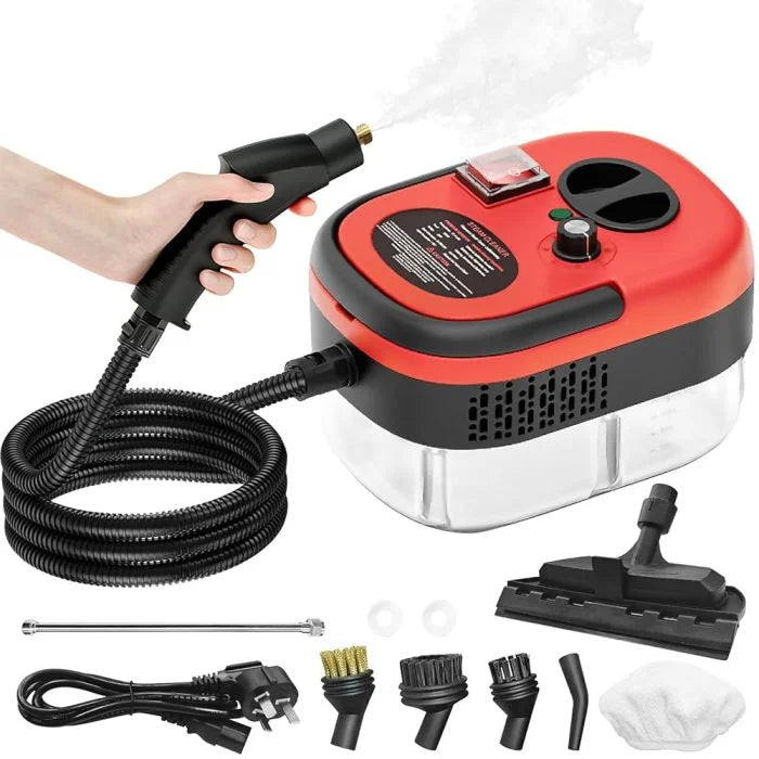 2500W Handheld Steam Cleaner With Accessories 110V US Plug by S And B Enterprise