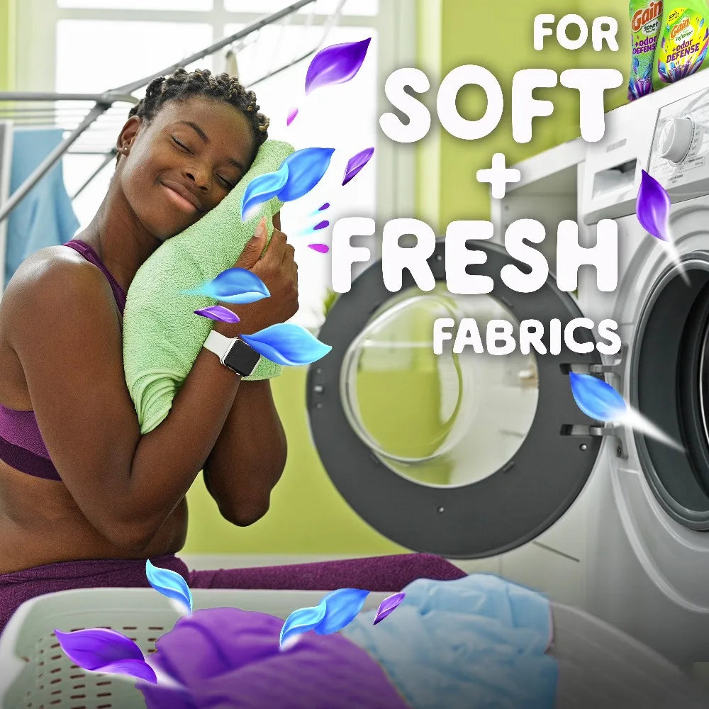 Gain Odor Defense Liquid Fabric Softener, Long Lasting Freshness & Odor Protection, Super Fresh Blast Scent, 35 fl oz, 48 Laundry Loads by S And B Enterprise